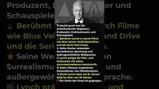 Das Vision&auml;r des Kinos &ndash; Abschied von David Lynch