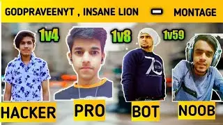 TOP 10 SOLO VS SQUAD CLUTCH BY INSANE LION / SOLO VS SQUAD CLUTCH BY INSANE LION / INSANE LION / AKS