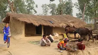 A Day The Life Of Nepali Farmer - Life of Countryside Nepal -  Village Life Of Nepal