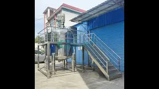 5000L syrup  agitator sauce  fabric conditioner electric heating mixer tank  bar soap making machine