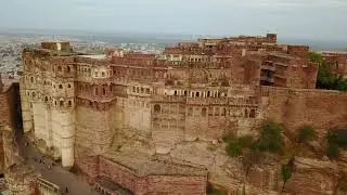 4K Mehrangarh fort in Jodhpur Rajasthan India | Free Stock Video without Watermark or Copyright
