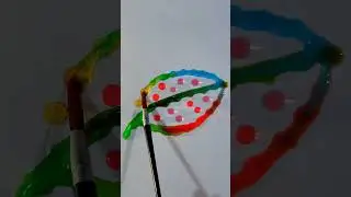 🌿🌿🌈So Biyutiful Color Drop Mixing #art #asmr #funny #rangoli #yutubeshorts