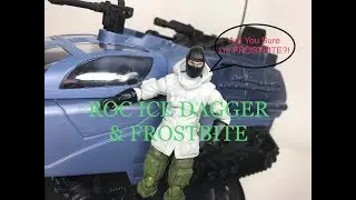 GI Joe Rise Of Cobra (ROC)- ICE DAGGER & Frostbite Review