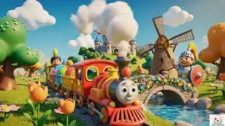Best Train Song for Kids 🚂 | Soft & Happy Ride