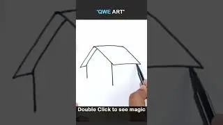 #shorts - Easy House Drawing #drawing