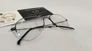 Aviator Half Frame photochromic+ antiglare spectacles work day night helps see clear in 😎 sun light.