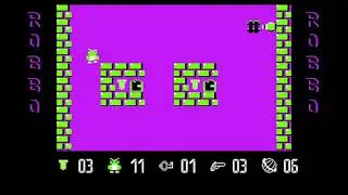 Robbo C64 gameplay część 1 lev. 1-10