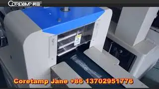 Down film structure flow pack machine for knife and fork