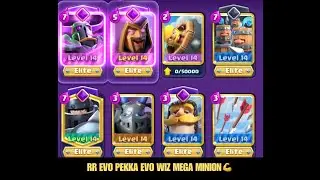 RR EvoPekka EvoWiz MegaM MK deck💪 | @clashwithandoy