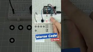 DIY Morse Code Trainer with LED & Buzzer 🔔 #arduino #arduinoproject