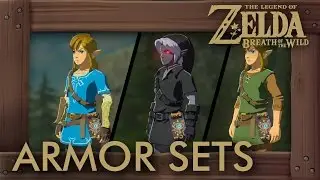 Zelda Breath of the Wild - All Armor Sets & Amiibo Outfits