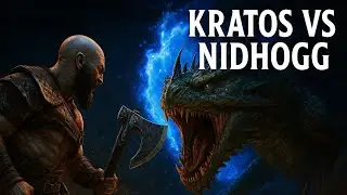 God of War Ragnarok: Kratos vs Nidhogg Final Strike in Slow Motion [4K]