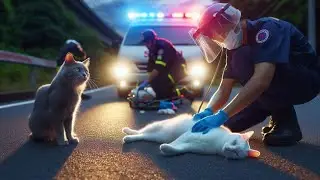 Cat Husband in His Wife's Car Accident. | Sad AI Cat Story 2024