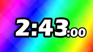 2 Minutes and 43 Second TIMER Countdown