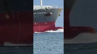 HERMANN SCHULTE In the Surf🌊🌊 Outlook Beach Fort Monroe Virginia #ship #windy #nautical #Fast