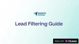 How to Filter Leads in Grudder CRM | Advanced Lead Filtering Tutorial