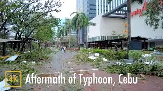 Aftermath of Typhoon Odette/Rai, IT Park, Cebu, Philippines【4K】