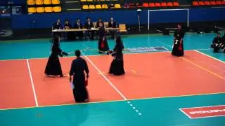 Kendo shiai at the IBU visit 2013 in Vienna