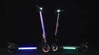 RCB R12 with LED Rainbow Light，designed for fun and safety✨✨#electricscooter #scooter ##kidsscooter