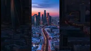 Как по версии ИИ выглядит Москва. ИИ и город.