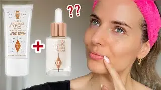 NEW!! Charlotte Tilbury SUPER RADIANCE RESURFACING FACIAL + MAGIC SERUM | TRY ON |FIRST IMPRESSIONS