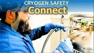 Cryogen Safety | Liquid Nitrogen transfer: Connect transfer hose