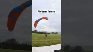 Paramotor my worst take off after 2 months off from flying