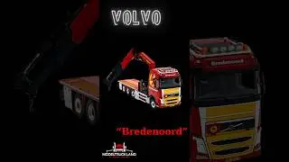 Volvo FH4 globetrotter 8&times;2 tridem with palfinger crane PK 65002 SH &ldquo;Bredenoord&rdquo;,WSI Truck Models