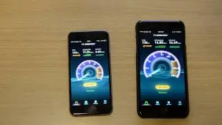 iphone 6 vs iphone 7 plus LTE and WiFi network speedtest comparison
