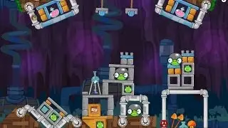 Angry Birds 27-10 Short Fuse 3 Star Walkthrough