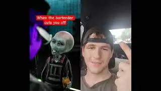 that one white girl after three shots of tequila 🤣🤣 #alien #funny @plutopiaworld