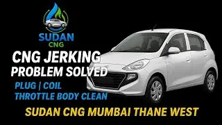  Hyundai Santro BS6 cng  Jerks Problem Solved 🔧 | Plug, Coil & cng fitting  | Mumbai Thane West