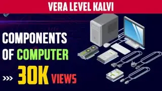 Components of Computer | XI STD CS CA CT | Chapter 1 Introduction to Computers