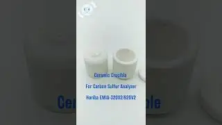 High-Quality Ceramic Crucible for Precise Carbon-Sulfur Analysis #ceramic