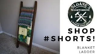 Blanket Ladder | #shorts | #shopshorts | Rustic | Woodworking