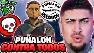 😱 EL PUÑALÓN RECORDS SE ENFRENTA A TODOS en GTA V RP 🔪🔥