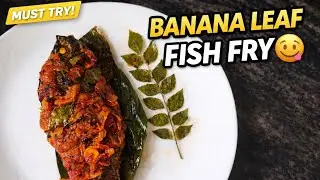 Banana Leaf Fish Fry with Curry Leaves 🌿 | Full Traditional Recipe