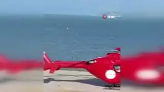 Avşa Adası&rsquo;nda rahatsızlanan vatandaş ambulans helikopterle sevk edildi
