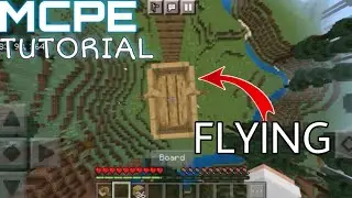How to do Flying Boat trick in mcpe like dream | Tutorial