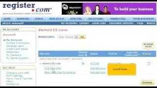 Register.com DNS Update Tutorial by HostCheetah.tv