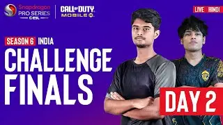 [Hindi] CODM Snapdragon Mobile Challenge Finals | DAY 2 | Season 6 India