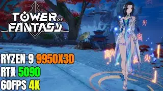 Tower Of Fantasy Warp Server Gameplay | Ryzen 9 9950X3D | RTX 5090 | Original | DLSS ON
