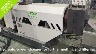YSL Series Double Stage PP HDPE PE Flakes Pelletizing Machine Line