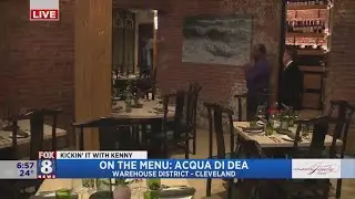 Kenny dives into the menu of Acqua Di Dea