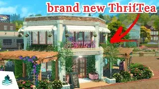 I Built a BRAND NEW Thrift Shop for The Sims 4 High School Years Expansion Pack: Build Tour #Shorts