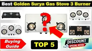 Best Golden Surya Gas Stove 3 Burner in India 2026 with Price ✅ List ✅ Golden Surya Gas Stove