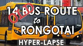 OLD 14 Bus Route from Wilton to Rongotai, Wellington - Timelapse