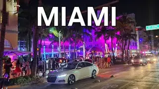 Travel-  Driving through Miami Florida