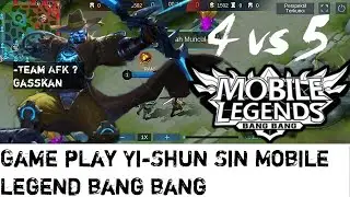Is there an AFK team ?? don't worry. Gameplay Yi Sun-Shin General (Mobile Legend Bang Bang).