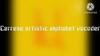 Carrese artistic alphabet vocoder